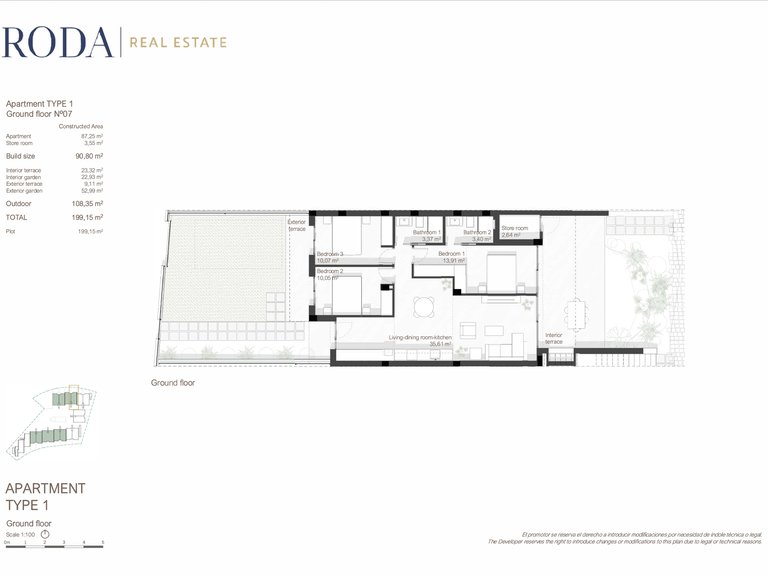Apartment for Sale in Roda Golf And Beach Resort, Murcia 5