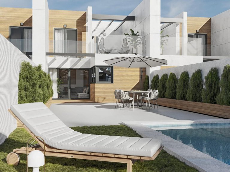 Modernos adosados en Alfaz del Pi con piscina privada 11