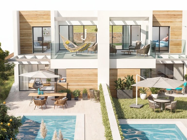 Modernos adosados en Alfaz del Pi con piscina privada 3