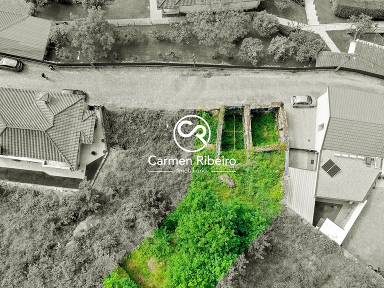 Ruina em pedra para restauro com 330m2 de terreno com projeto em Antime Silvares São Clemente FAFE 11