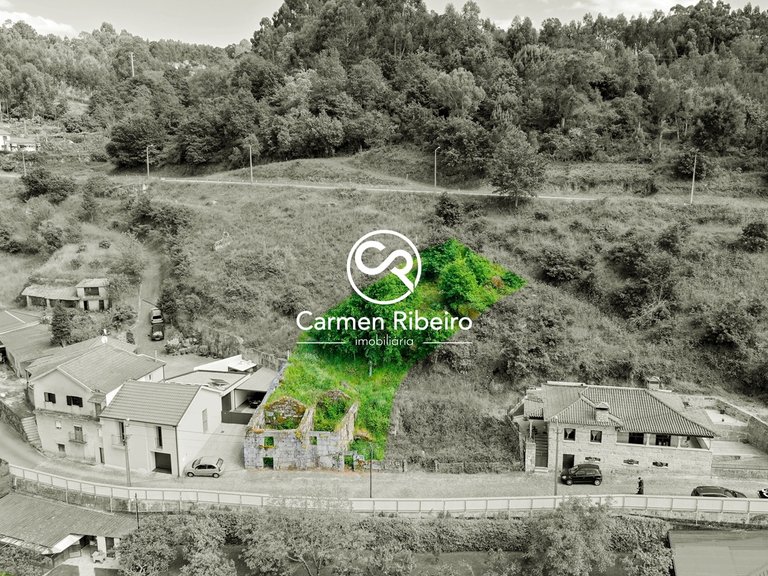 Ruina em pedra para restauro com 330m2 de terreno com projeto em Antime Silvares São Clemente FAFE 12