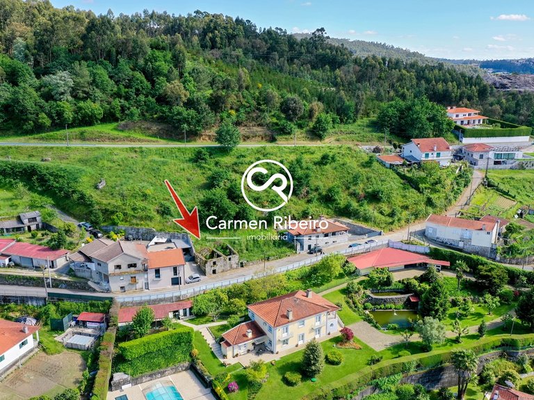 Ruina em pedra para restauro com 330m2 de terreno com projeto em Antime Silvares São Clemente FAFE 19