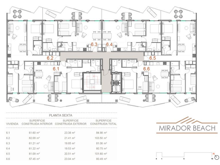 Apartamentos exclusivos en Moncofa (Castellon) 1ª Linea. 11