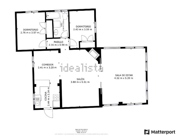 For Sale. Detached Villa To Reform with sea views and views of the Peñón de Ifach 16