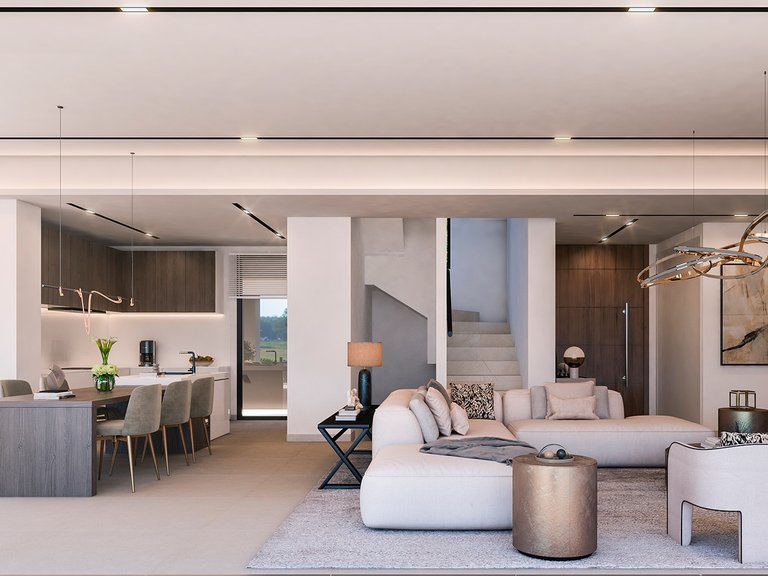 New built villa in contemporary design in La Finca Jasmine - Benahavis, Marbella West 16