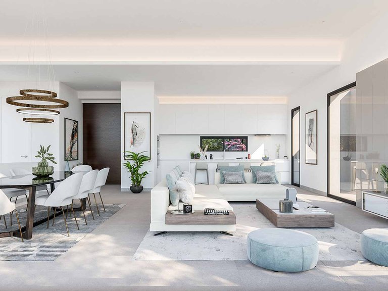 New built villa in contemporary design in La Finca Jasmine - Benahavis, Marbella West 4