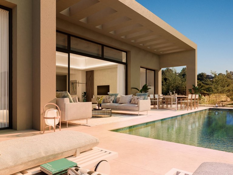 New built villa in contemporary design in La Finca Jasmine - Benahavis, Marbella West 6