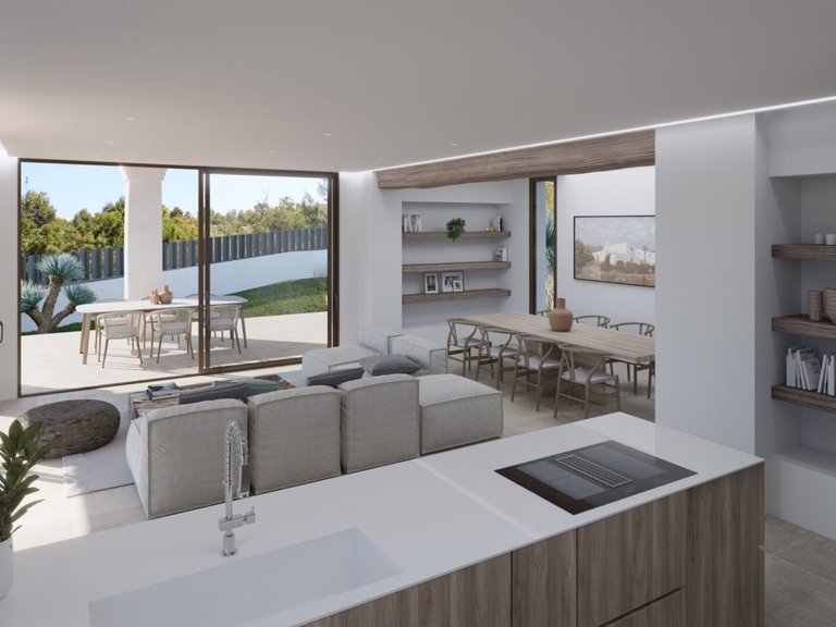 Exclusiva villa mediterránea con piscina privada y vistas a la montaña en Jávea 1