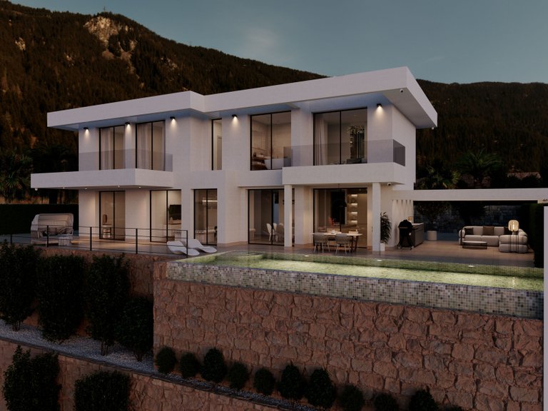 Exclusivas villas de lujo en Finestrat con vistas al mar, montaña y ciudad 3