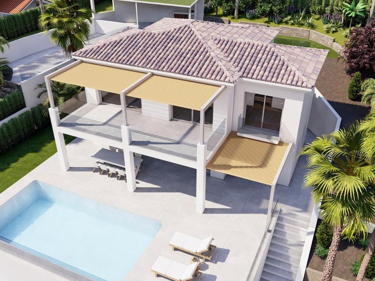 Exclusiva villa moderna en Altea con piscina privada y vistas a la montaña 22