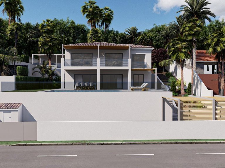 Exclusiva villa moderna en Altea con piscina privada y vistas a la montaña 23