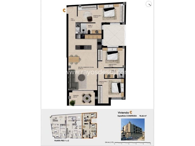 Penthouse for Sale in Catral, Alicante 7
