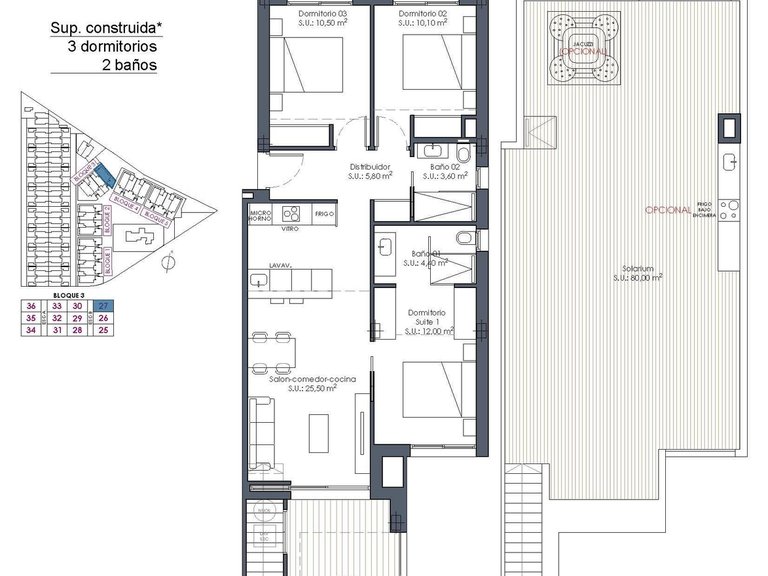 Penthouse for Sale in Los Alc&aacute;zares, Murcia 35