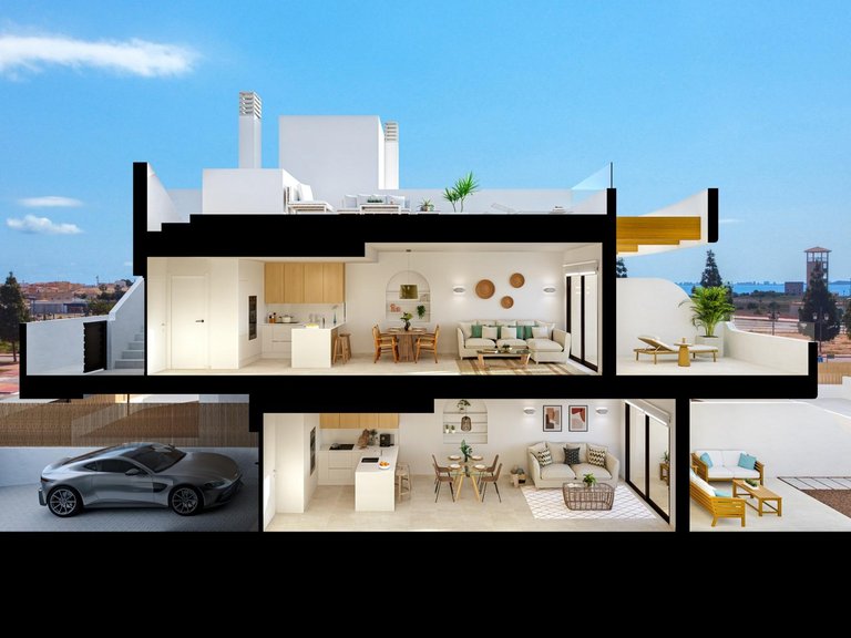 Penthouse for Sale in Los Alc&aacute;zares, Murcia 48