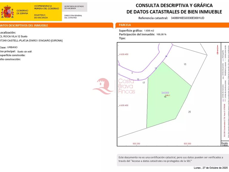 Plot for Sale in Platja D'aro, Gerona 15