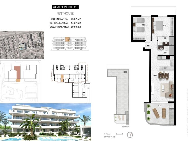 Penthouse for Sale in Dehesa De Campoamor, Alicante 17