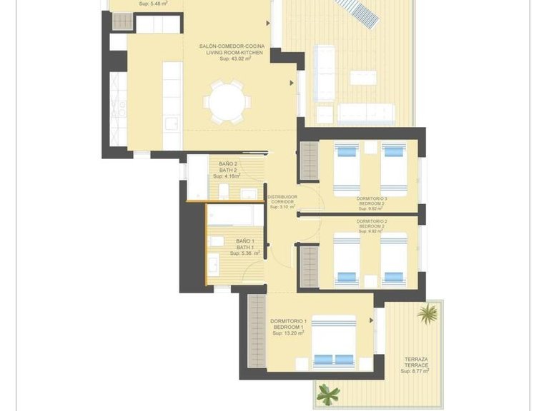 Penthouse for Sale in Dehesa De Campoamor, Alicante 13