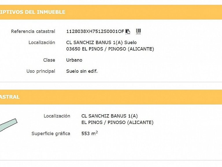 Plot for Sale in Pinoso, Alicante 2