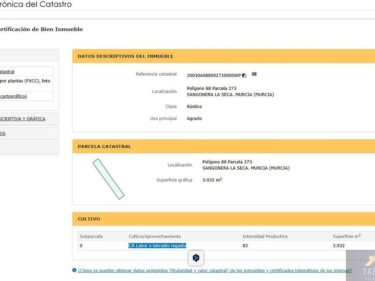 Plot for Sale in Sangonera La Seca, Murcia 1