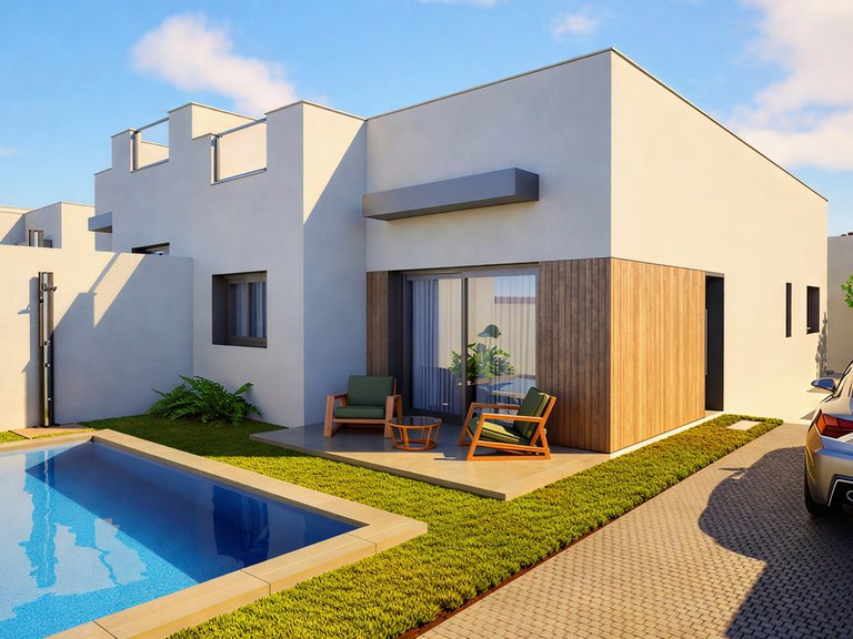Villa for Sale in Inland Mazarron Country Club, Murcia 1