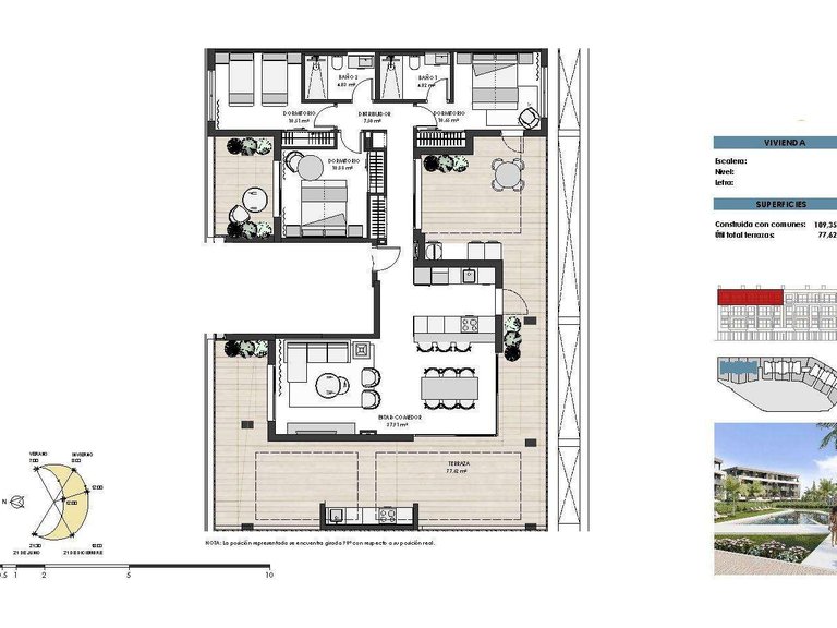Apartment for Sale in Santa Rosalia Resort, Murcia 19